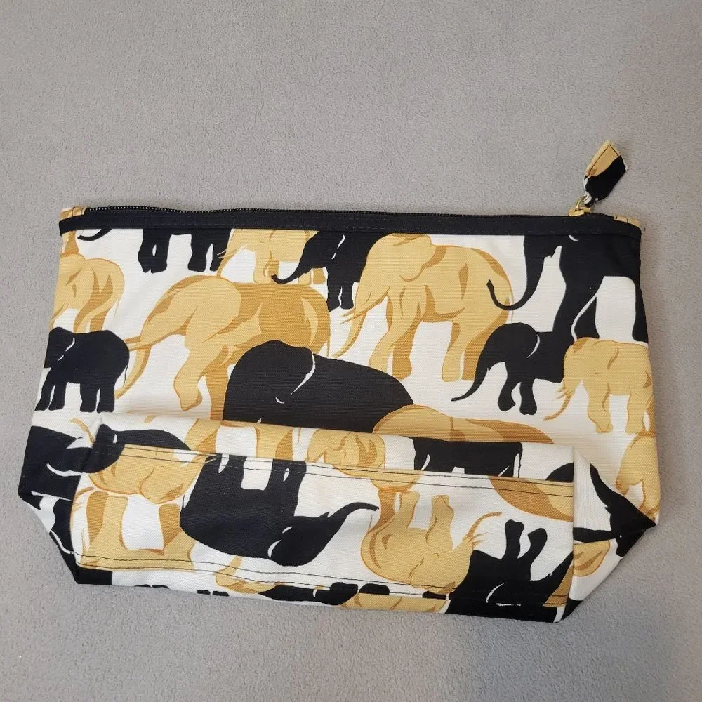Jim Thompson Make Up Costmetic Bag Elephant Design